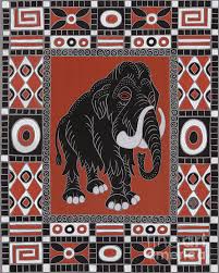A free cross stitch pattern from the warm winter collection. Woolly Mammoth Geometric Pattern Weekender Tote Bag For Sale By Amy E Fraser