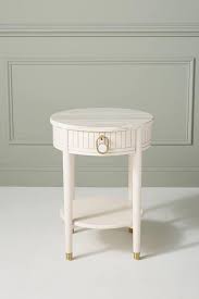 A modern end table will have a minimal design with geometric shapes in neutral color tones. Marble Wood Round Side Table Products Bookmarks Design Inspiration And Ideas