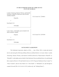 1 IN THE SUPERIOR COURT OF COBB COUNTY STATE OF GEORGIA Lynette Armstrong,  Humara Thomas, and Jennifer Scofield,