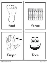 Letter F Words And Pictures Printable Cards Foot Fence Finger Face Preschool Color Activities Abc Coloring Pages Alphabet Worksheets Preschool