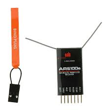 2.4Ghz 6Ch Ar6100E Rc Receiver W/ Bind Plug Cable For Spektrum Dsm2  Transmitter | Ebay