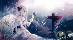 Recital Butterfly Girl 1080p Wallpaper Engine Anime Latar Belakang