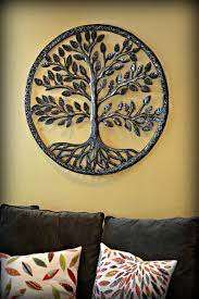 Rooted Haitian Metal Tree Of Life Metal Tree Metal Tree Wall Art Tree Art