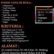 Lowongan kerja pbrek pempes pergudangan maspion. Dibutuhka Karyawan Pabrik Bekasi Jualo