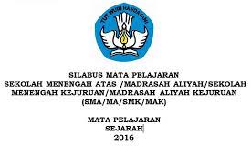 Silabus sejarah indonesia kelas 10. Silabus Sma Kurikulum 2013 Revisi 2016 Sejarah Indonesia Silabus