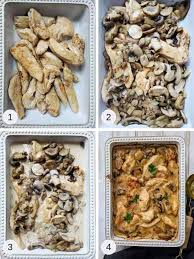 This balsamic chicken recipe with mushrooms and thyme is one of those meals that you will make over and over again. Creamy Chicken Casserole Weight Watchers Pointed Kitchen