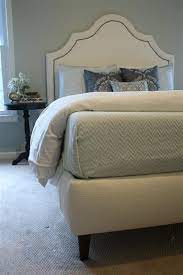 I was thinking of trying this in a twin size……. Exceptionally Eclectic House Tour Filled With Tons Of Diy Ideas Upholstered Platform Bed Diy Bed Frame Upholstered Bed Frame