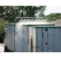 Disinfection gate for vehicle decontamination