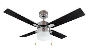 Apartments in san antonio, tx. San Antonio Black Brushed Chrome Effect Ceiling Fan Light