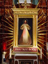 Divine Mercy Painting At The Shrine In Stockbridge Divine Mercy Image Divine Mercy Jesus Mercy