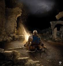 Bonfire Dark Souls Dark Souls Fantasy Art And Characters