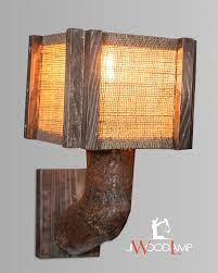 Wall Wood Lamp Wooden Lamp Wood Lamp Shade Wood Wall Light Wall Lighting Wall Fixture Rustic Hanging Lamp Reclaimed Wood Lamp Wood Lamp Shade Wooden Lamp Wood Lamps