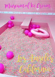 The museum has all different ice cream themed rooms, from the popsicle room to the sherbet room to the sprinkle pool. Visit The Museum Of Ice Cream Lots Of Pink In Los Angeles California The Sweetest Escapes