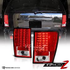 Red Clear Led Signal Brake Lamp Tail Light 2007 10 Grand Cherokee Jeep Wk Srt8