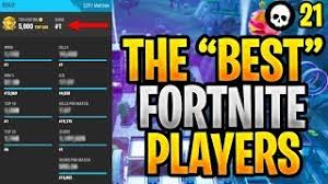 Regardless of your opinions on the ongoing business dispute between those two companies, this tournament offered players very real prizes. Showcasing The Best Fortnite Players Ever 350 K D 25 Kills Per Game 5500 Wins