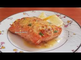 سمك السلمون مع صوص الليمون والزبدة Salmon With Lemon Butter Sauce Youtube