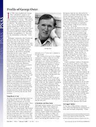 PDF) Profile of George Oster