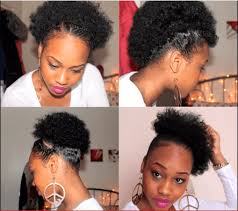 4 Quick Hairstyles For Short Natural Hair Tutorial Shows Styles That Are Quick And Medium Natural Hair Styles Short Hair Styles Easy Short Natural Hair Styles