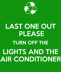 This may be a sign that the thermostat is not calibrated correctly and, as a result, is not sending the proper signals to the hvac system. Last One Out Please Turn Off The Lights And The Air Conditioner Poster Paula Keep Calm O Matic