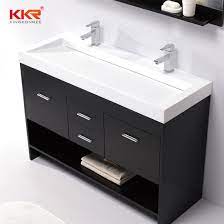 Builders cabinet produces our own line of custom bathroom vanity cabinets with unique door styles, stylish colors and a variety of wood types. Popular Bathroom Countertop Style Custom Vanity Top Corian Solid Surface Bathroom Vanity Cabinet Stone Sinks China Sinks Bathroom Sinks Made In China Com