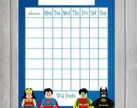 Lego Batman Reward Chart Lego Batman Reward Chart