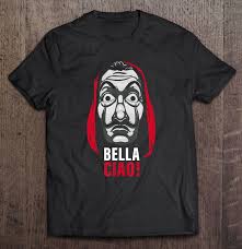 Am уна маттина ми соно звельято о белла чао, белла чао белла чао, чао, чао. Netflix La Casa De Papel Bella Ciao Mask Sweatshirt Fun Bekleidung Spezielle Anlasse Arbeitskleidung