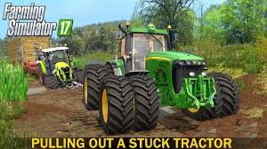 Here you will find the latest news, updates and other information about the game from giants software. Farming Simulator 17 Pulling Out A Stuck Tractor Youtube