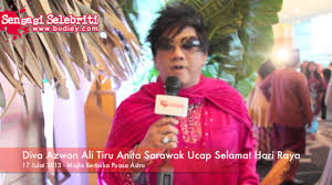 Anita sarawak has became singapore's diva supreme since busting into the pop scene in the 60s. Diva Azwan Ali Tiru Anita Sarawak Ucap Selamat Hari Raya By Budiey Channel
