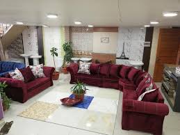 طقم كنب 8متر وربع باللون الخمري والابيض صالة بريما للإكساء والديكور Facebook