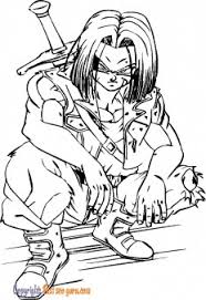 Welcome in free coloring pages site. Dragon Ball Coloring Pages Trunks To Print Free Kids Coloring Pages Printable