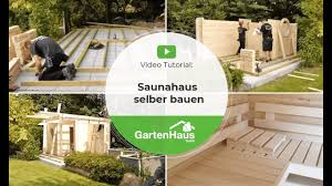 Auf dieter bohlen folgt thomas gottschalk: Saunahaus Selber Bauen Anleitung Fur Sauna Bauen Im Garten Youtube