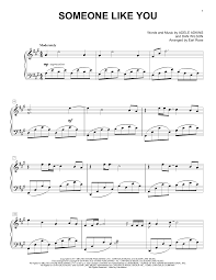 Someone like you è un brano scritto e interpretato da adele, contenuto nell'album 21 pubblicato nel 2011. Sheet Music Digital Files To Print Licensed Adele Digital Sheet Music
