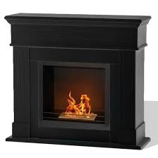 Cheminee Au Bioethanol En Bois Noire Bruleur En Acier Inox 1 5 L Cambridge N Cheminee Bois Noir Acier Inox