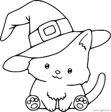 If you buy from a link, we. Cute Halloween Coloring Pages Coloringall