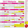 The major malaysian holidays for year 2017 are 1
