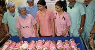 Has a south african woman given birth to ten babies? Multiple Birth According To Medical Science Multiple Births Can Occur Either In Healthy Baby Boy Triplet Babies Multiples Baby