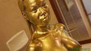 This is the 4th in the world metallic body painting series by Cocoa Soft |  Faphouse