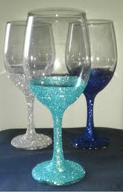 I Am Getting Way Too Many Ideas With This One Glitter Wine Glasses Glitter Wine Cute Crafts