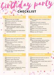 Birthday Party Planning Checklist Party Planning With A Kids Birthday Checklist Birthday Party Planner Kids Birthday Party Planning Birthday Party Planning Checklist