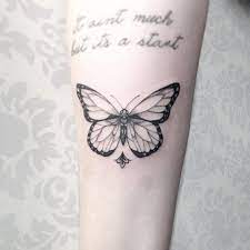 28 Beautiful Black And Grey Butterfly Tattoos Tattooblend Butterfly Tattoo Designs Butterfly Tattoo Butterfly Tattoos For Women