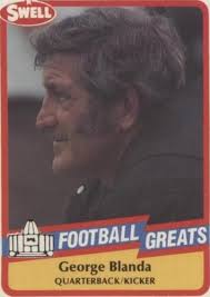 1956 Topps Football #11 George Blanda EX *e1