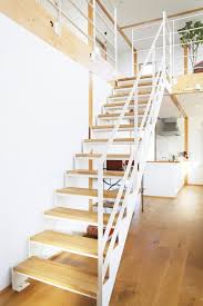 Style Simplicity In A Japanese Countryside Prefab Home Home Stairs Design Staircase Design Stairs Design