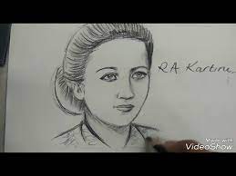 Pada saat teman atau sahabat anda sedang ulang tahun. Cara Menggambar Wajah Ibu Ra Kartini Versi Lambat Gampang Mulyadi Art Class Youtube