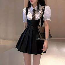 Korean Fashion Fall Autumn Dark Academia Dress Clothing - Etsy