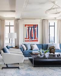 Victoria Hagan On Instagram Family Room With A Pop Of Color Architecture By Fergusonshamamian Victoria Hagan Modern Room Family Room