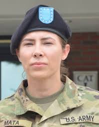 3rd Battalion, 60th Infantry Regiment "RIVER RAIDERS" Spc. Courtney Mata,  Soldier Leader of the Cycle, A Co Colorado Springs, Colorado “I joined the  U.S. Army to provide better opportunities for furthering my
