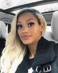 Beautiful Brown Black Queens Girl With Blonde Hair Blonde Hair Girl Blonde Hair Hair Beauty