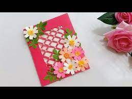 Beautiful Handmade Birthday Card Diy Gift Idea Youtube Handmade Birthday Cards Birthday Cards Diy Greeting Cards Diy
