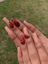Pics of red acrylic nails. Nayelly Nails On Twitter Cuffin Nails Spring Acrylic Nails Fall Acrylic Nails