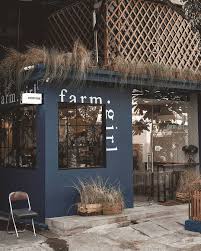 Farm Girl Jakarta Borzoihandy My Kind Of Coffee Shopfront Farmgirl Id Love The Signage And The Socially Distance In 2020 Shop Front Signs Shop Front Signage Signage
